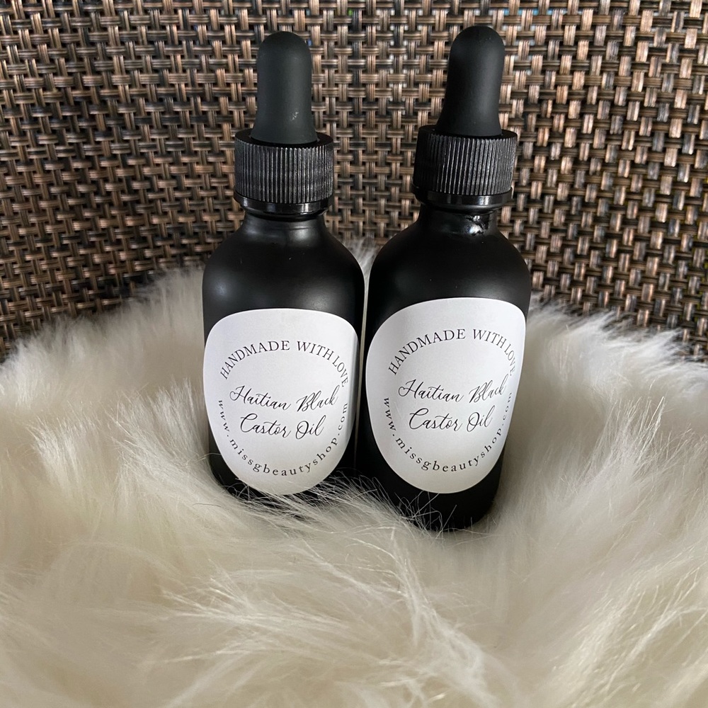 Haitian black castor oil